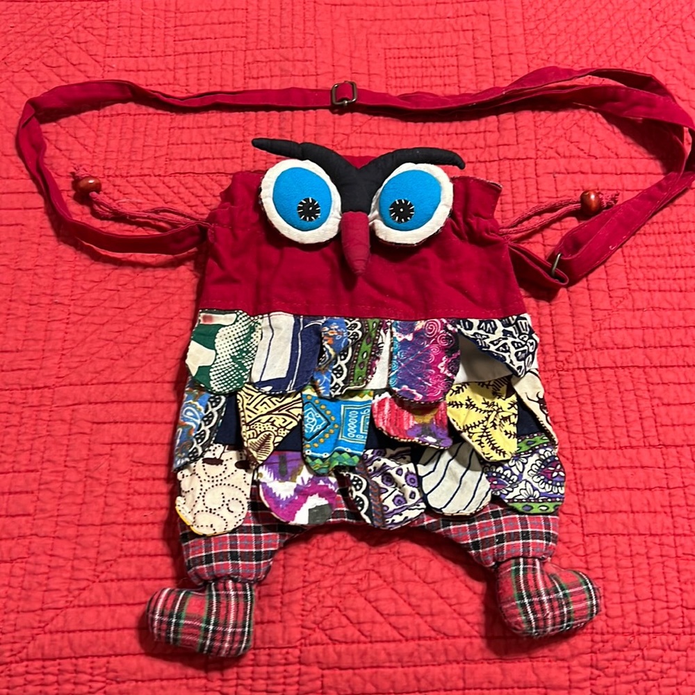 One of a kind owl purse.